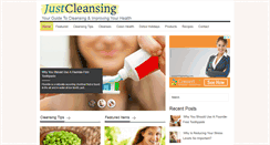 Desktop Screenshot of justcleansing.com
